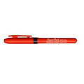 Fine Point Permanent Pocket Marker w/ Rubber Grip - Red Barrel & Ink